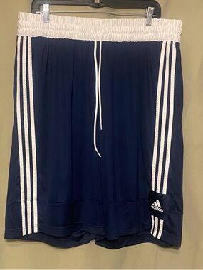 Adidas Aeroready 3G Speed X Shorts  Adidas Basketball Club Blue White 2XLT NWT
